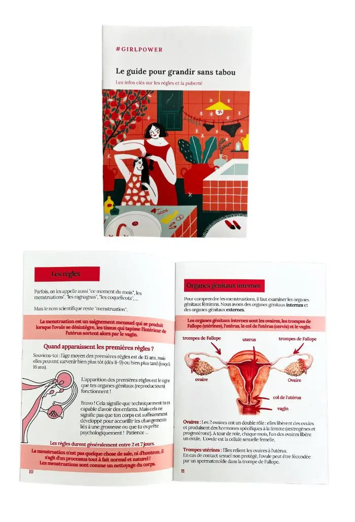 Puberté et premières règles | brochure pédagogique
