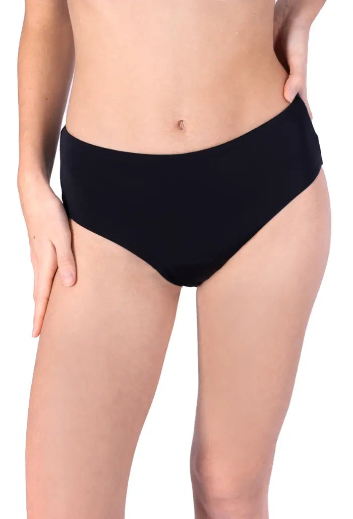 Slip menstrual negru | Costume de baie