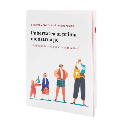 Pubertatea și prima menstruație | broșură educativă Libréa
